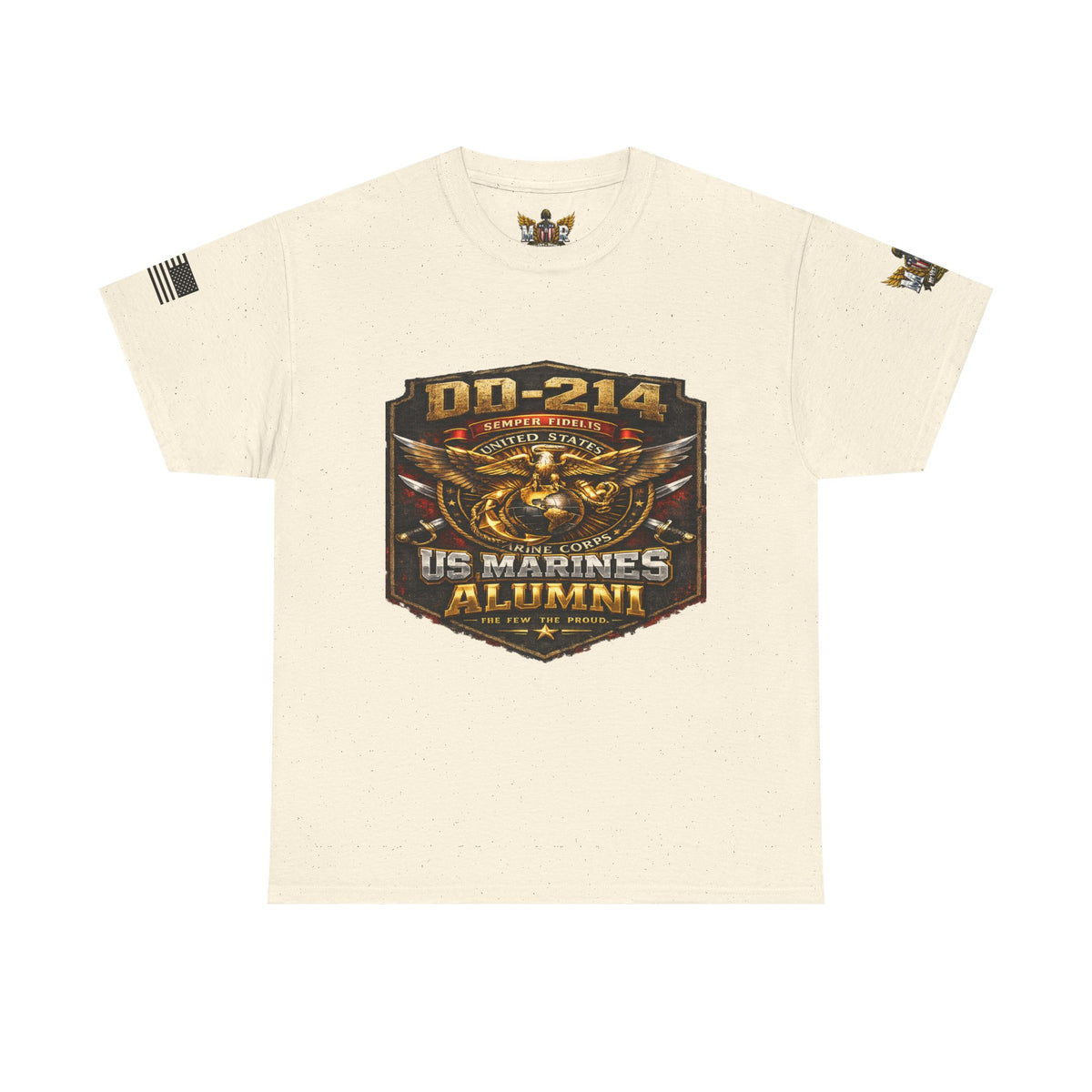 MVR US Marines DD214 Alumni T-Shirt — Veteran Tribute Tee