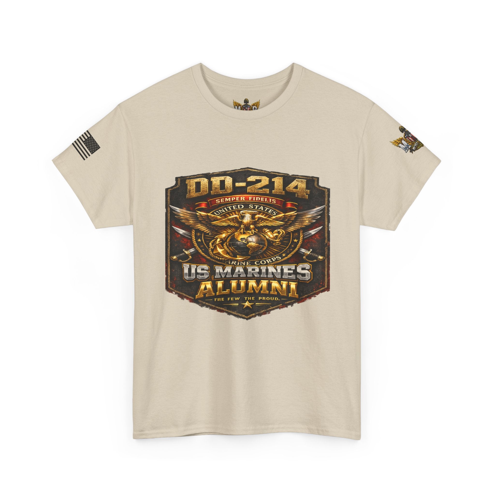 MVR US Marines DD214 Alumni T-Shirt — Veteran Tribute Tee