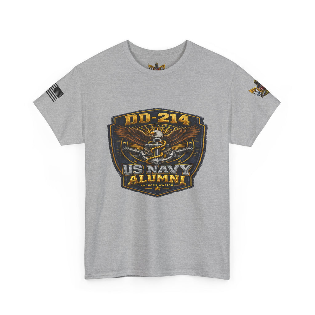 MVR US Navy DD214 Alumni T-Shirt — Veteran Tribute Tee