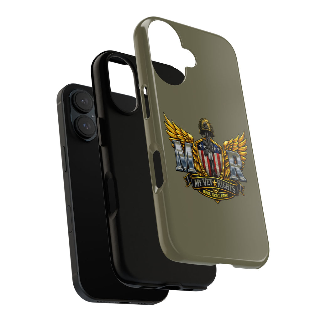 MyVetRights Phone Case — Patriotic 'MVR' American Shield Design