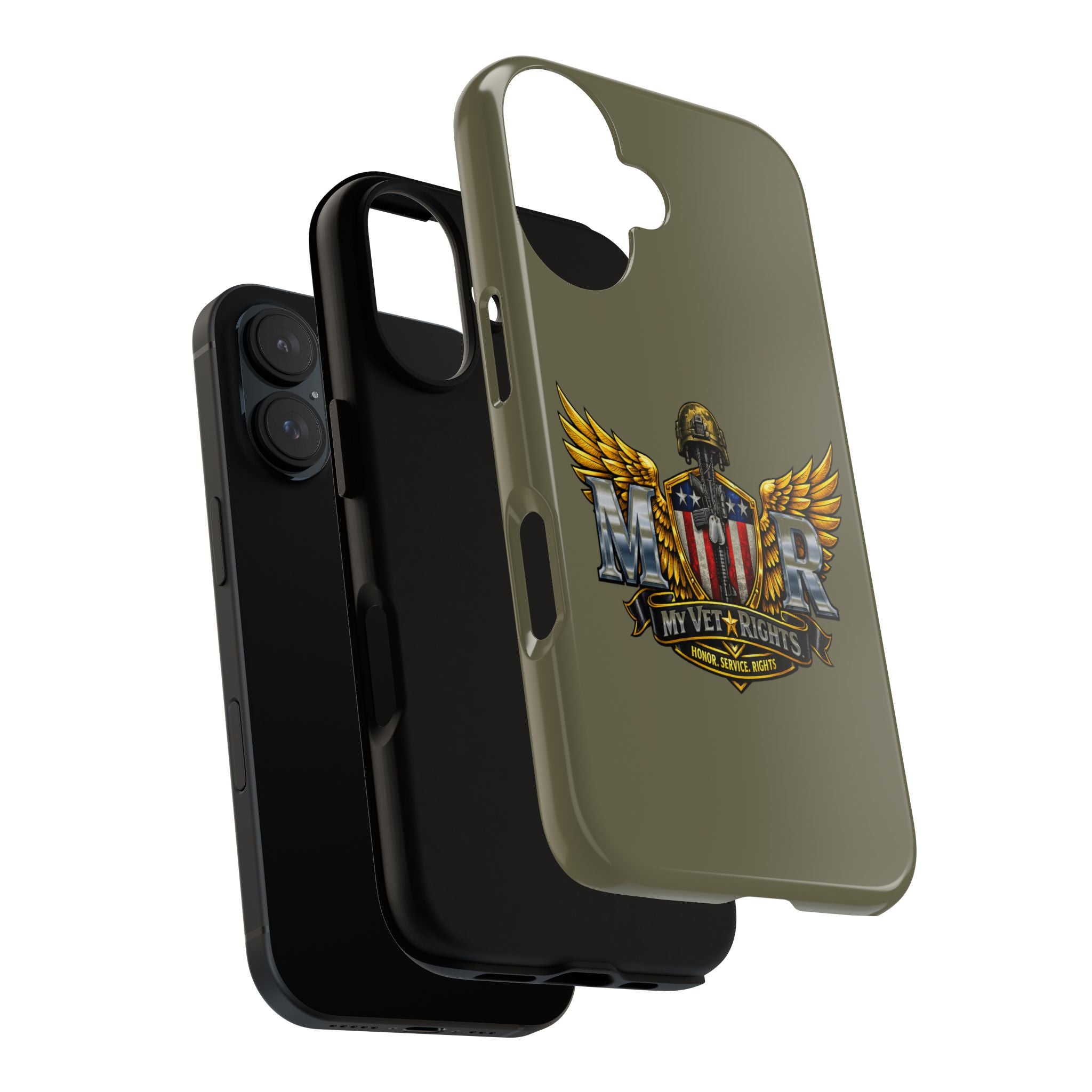 MyVetRights Phone Case — Patriotic 'MVR' American Shield Design