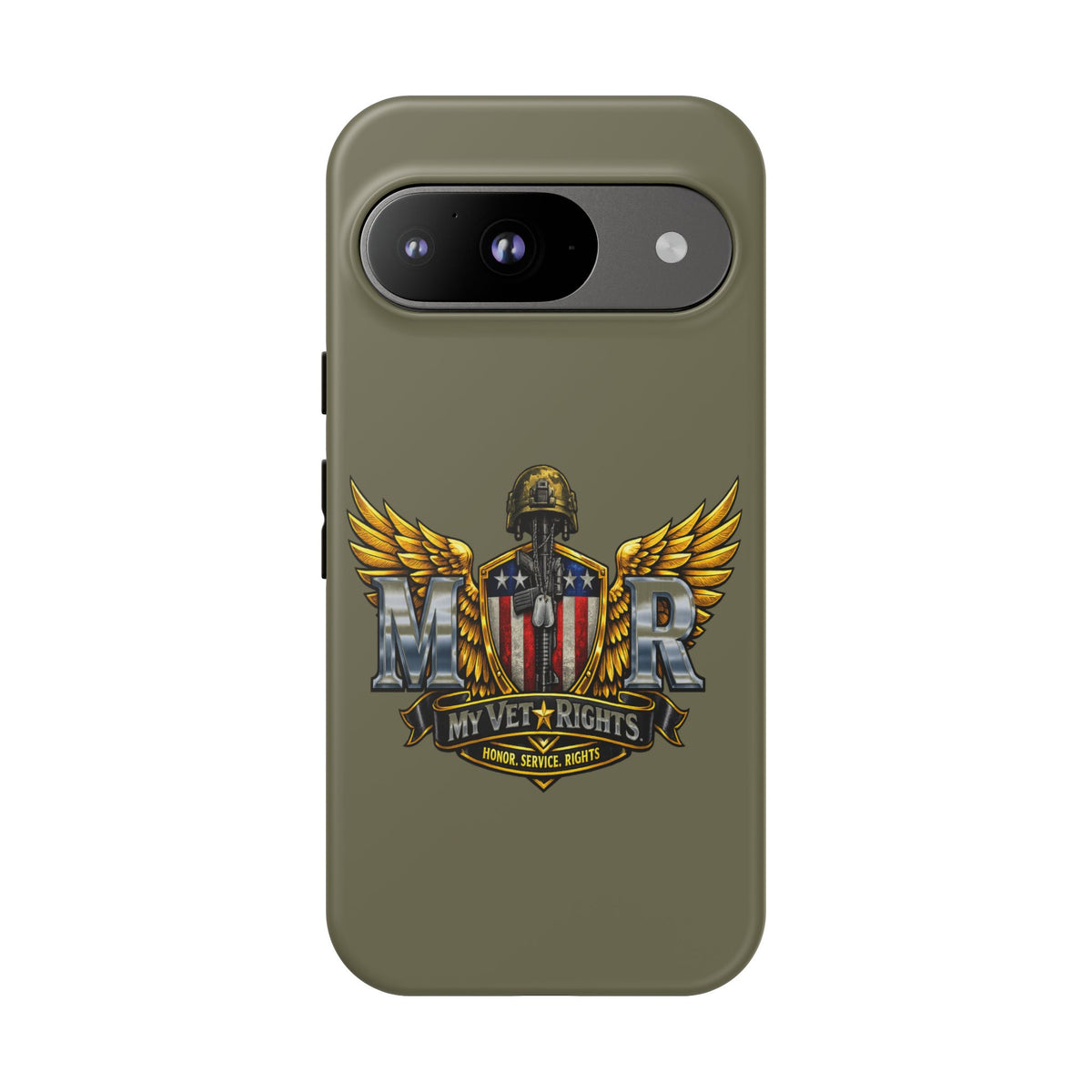 MyVetRights Phone Case — Patriotic 'MVR' American Shield Design