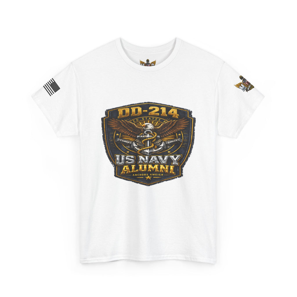 MVR US Navy DD214 Alumni T-Shirt — Veteran Tribute Tee
