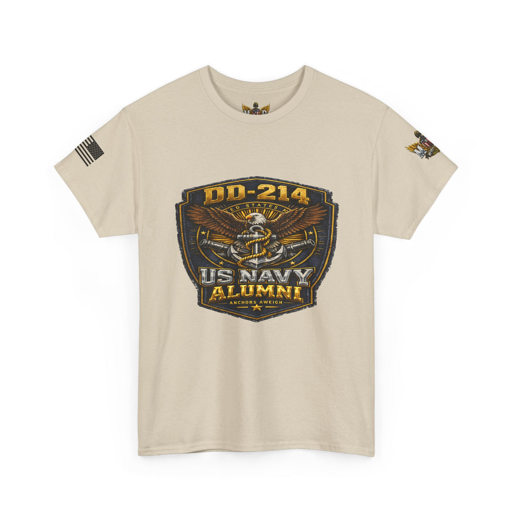 MVR US Navy DD214 Alumni T-Shirt — Veteran Tribute Tee