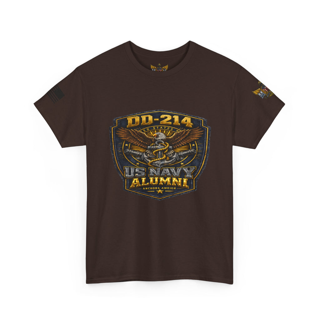 MVR US Navy DD214 Alumni T-Shirt — Veteran Tribute Tee