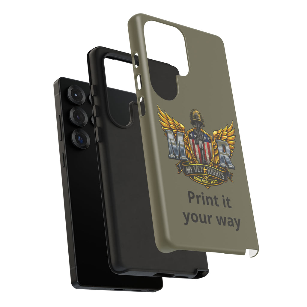 MyVetRights Phone Case — Patriotic 'MVR' American Shield Design