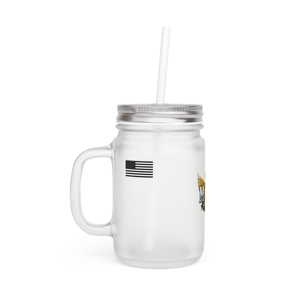MVR military emblem Mason Jar | Veteran patriotic Mason Jar