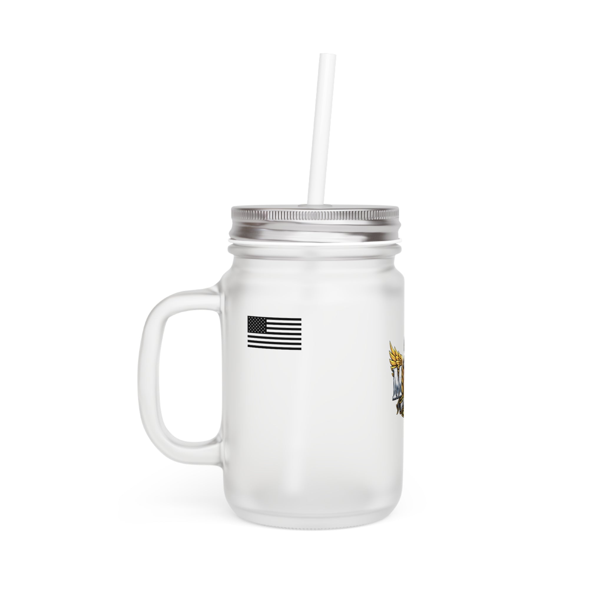 MVR military emblem Mason Jar | Veteran patriotic Mason Jar