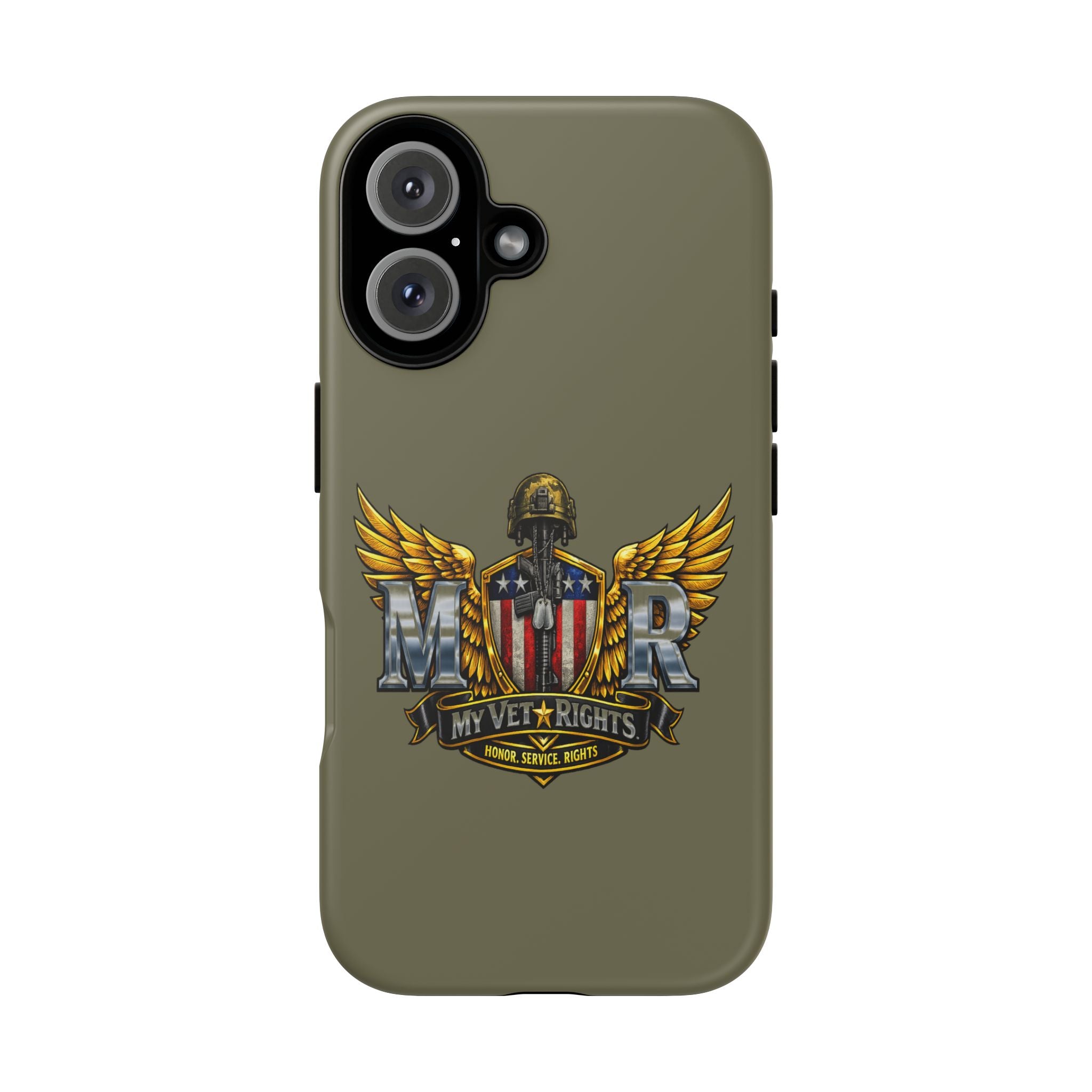 MyVetRights Phone Case — Patriotic 'MVR' American Shield Design