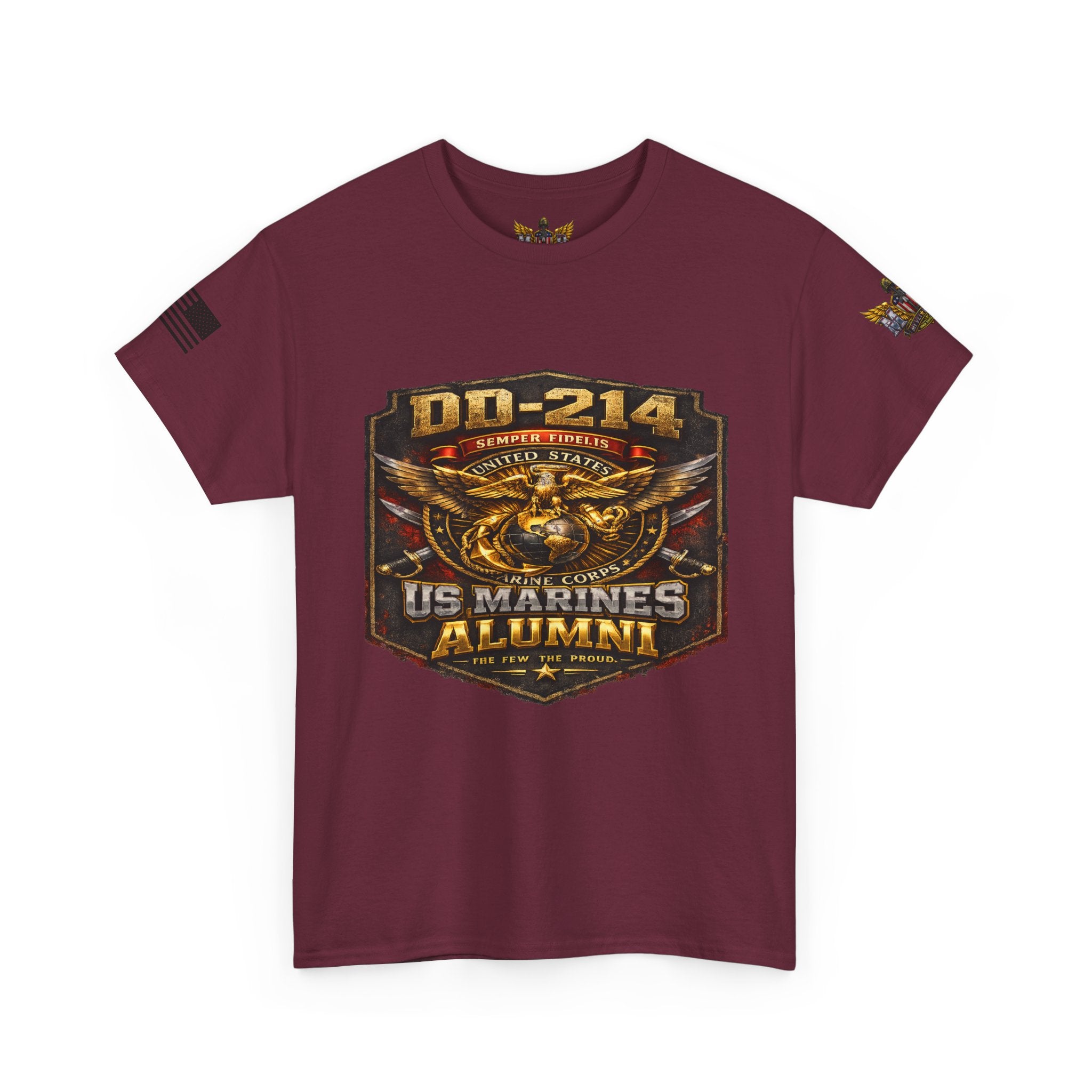 MVR US Marines DD214 Alumni T-Shirt — Veteran Tribute Tee