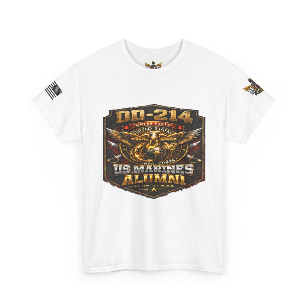 MVR US Marines DD214 Alumni T-Shirt — Veteran Tribute Tee
