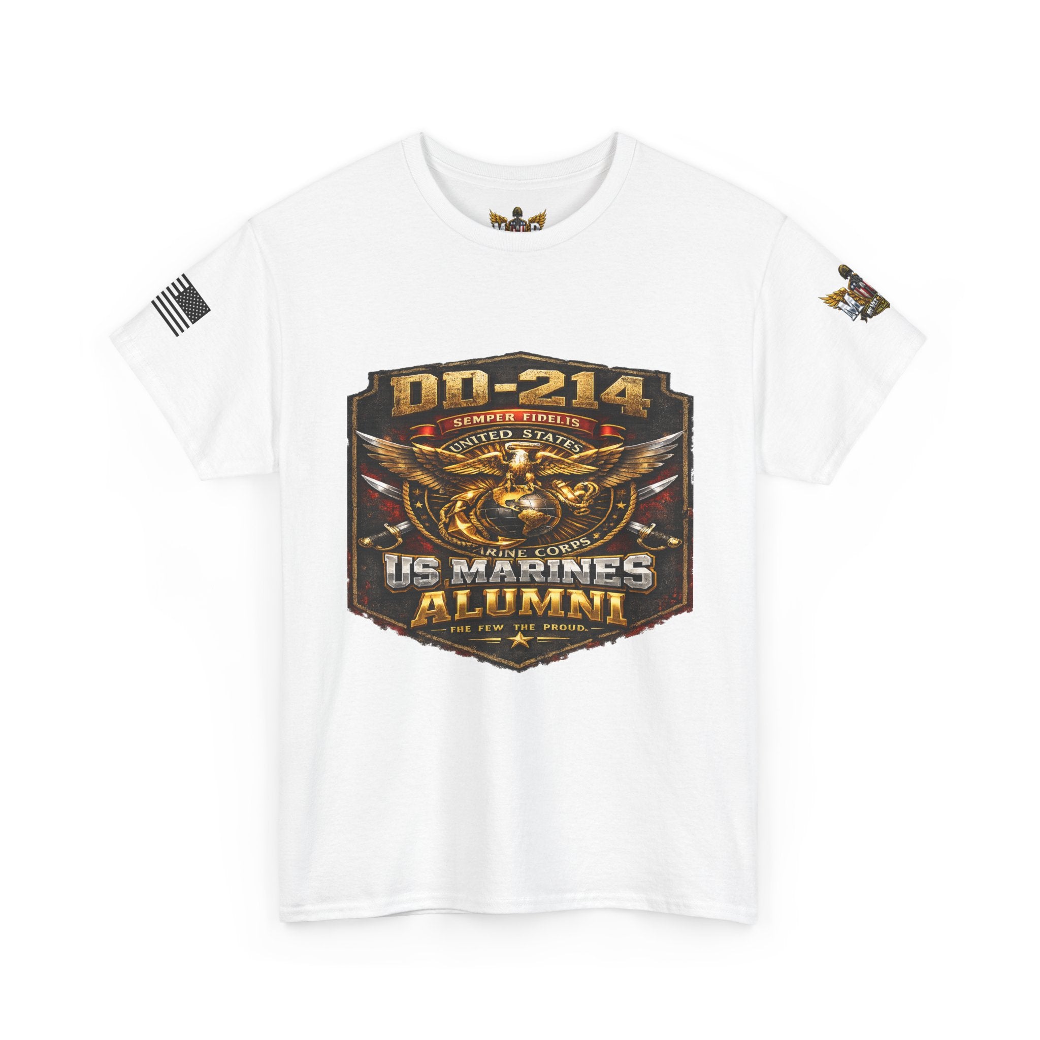 MVR US Marines DD214 Alumni T-Shirt — Veteran Tribute Tee