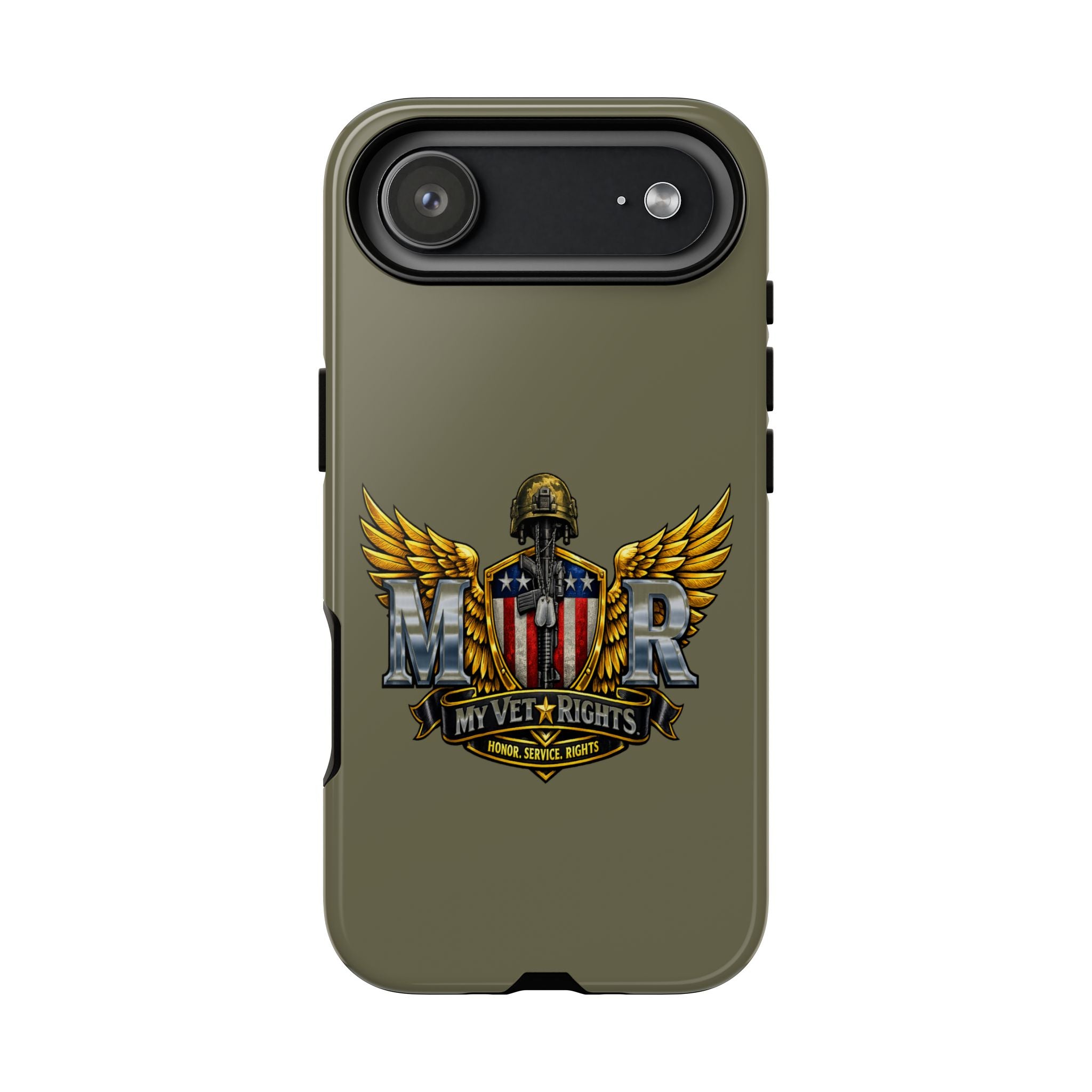 MyVetRights Phone Case — Patriotic 'MVR' American Shield Design