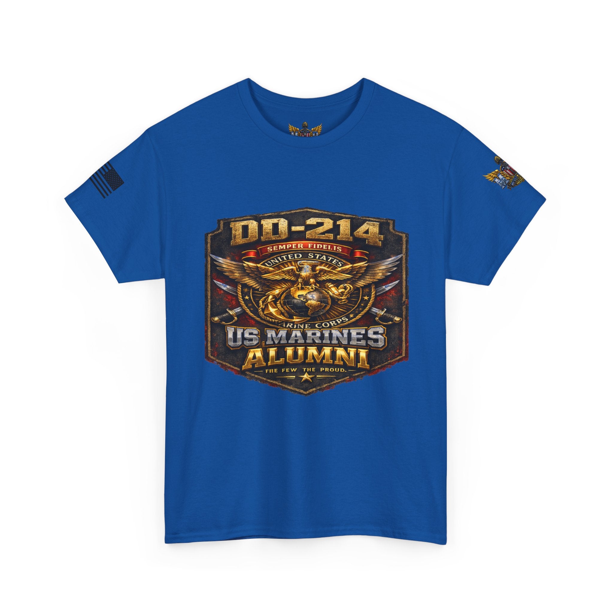 MVR US Marines DD214 Alumni T-Shirt — Veteran Tribute Tee