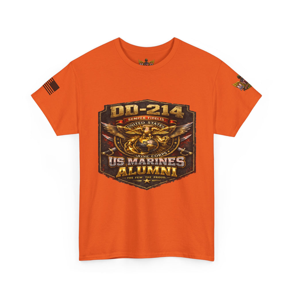 MVR US Marines DD214 Alumni T-Shirt — Veteran Tribute Tee