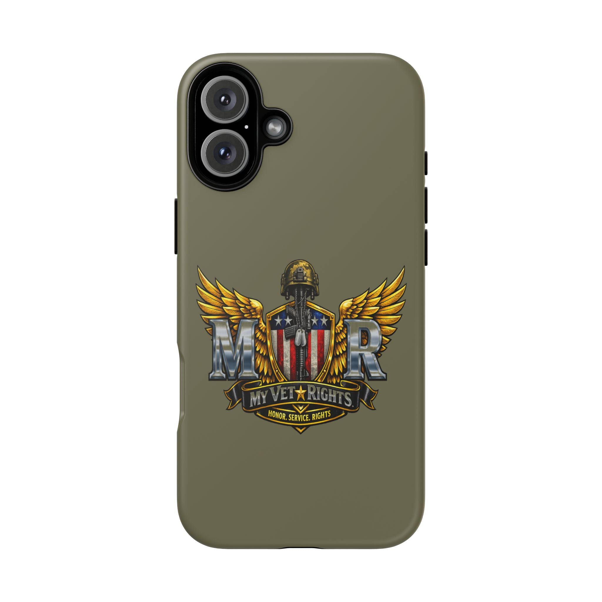 MyVetRights Phone Case — Patriotic 'MVR' American Shield Design