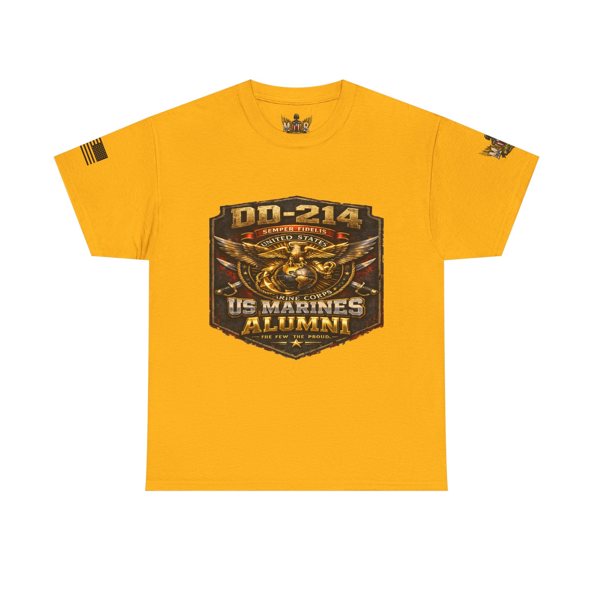 MVR US Marines DD214 Alumni T-Shirt — Veteran Tribute Tee