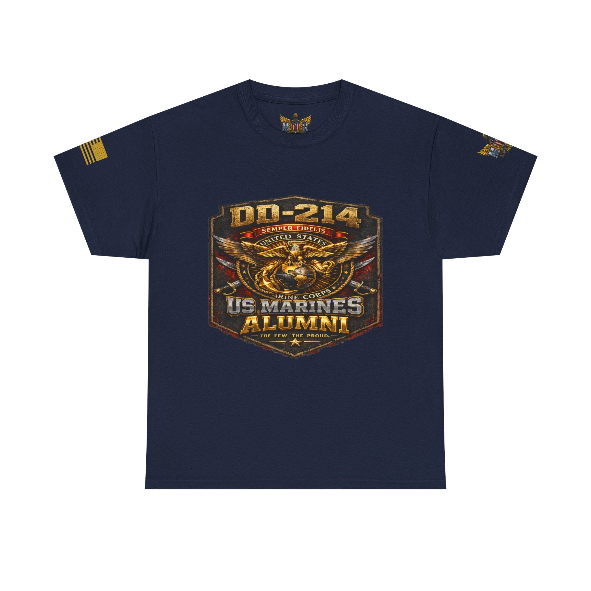 MVR US Marines DD214 Alumni T-Shirt — Veteran Tribute Tee