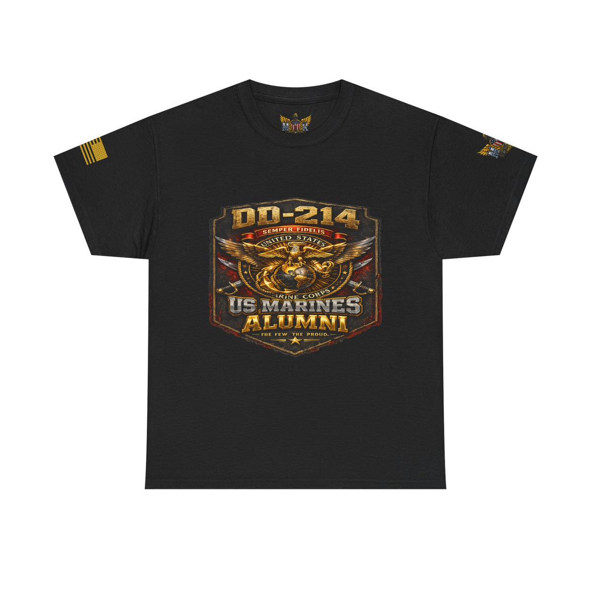 MVR US Marines DD214 Alumni T-Shirt — Veteran Tribute Tee