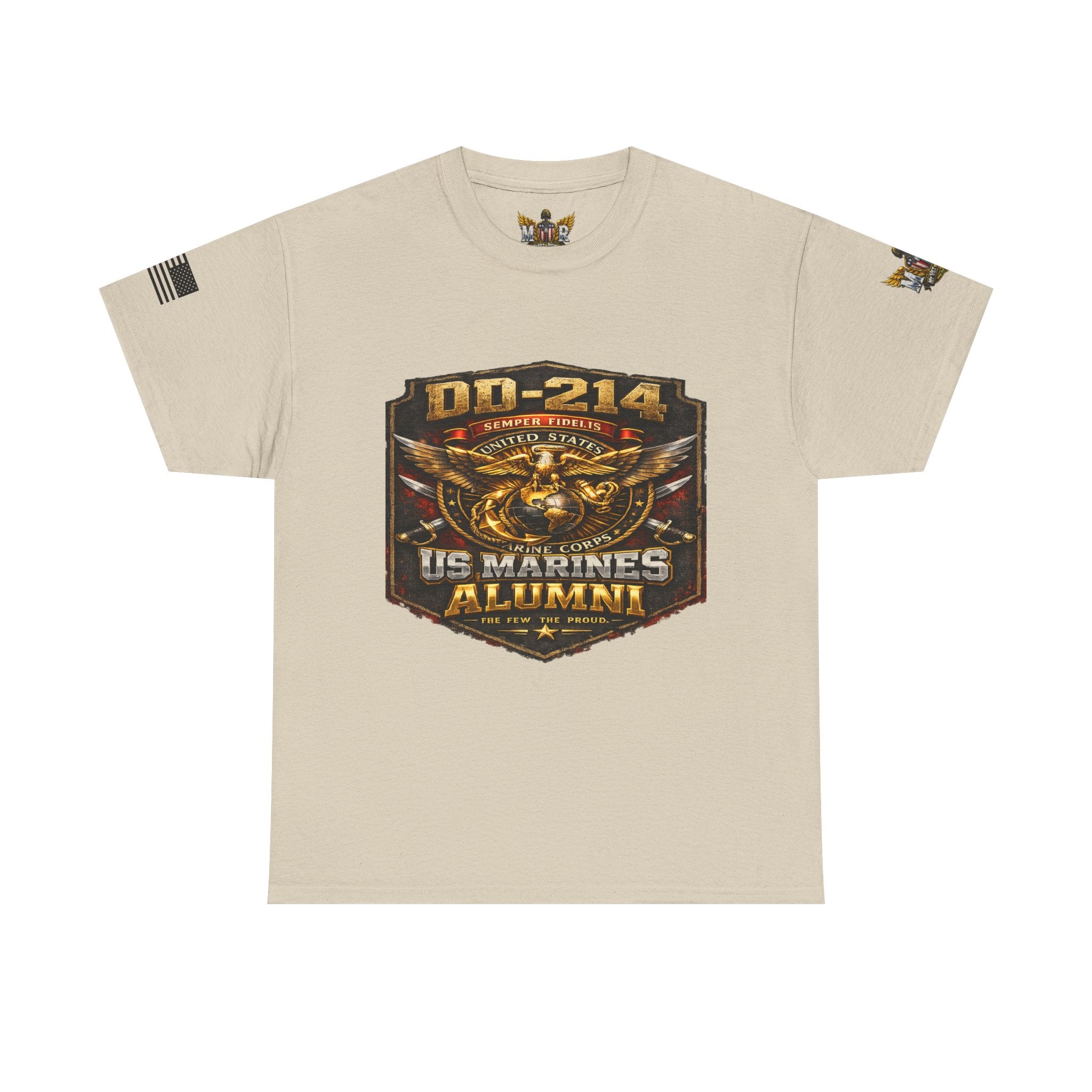 MVR US Marines DD214 Alumni T-Shirt — Veteran Tribute Tee