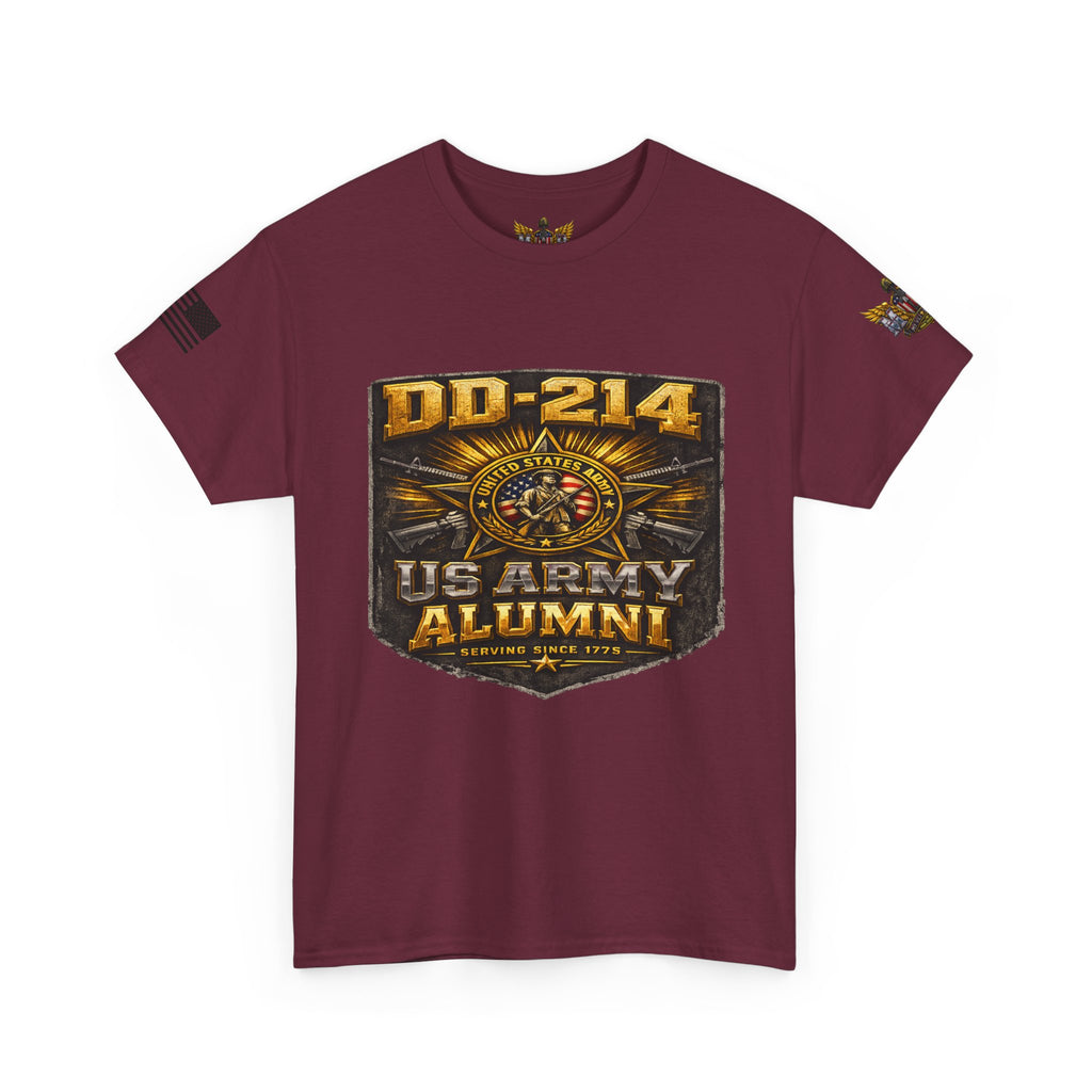 MVR US Army DD214 Alumni T-Shirt — Veteran Tribute Tee