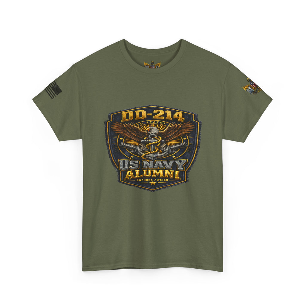 MVR US Navy DD214 Alumni T-Shirt — Veteran Tribute Tee