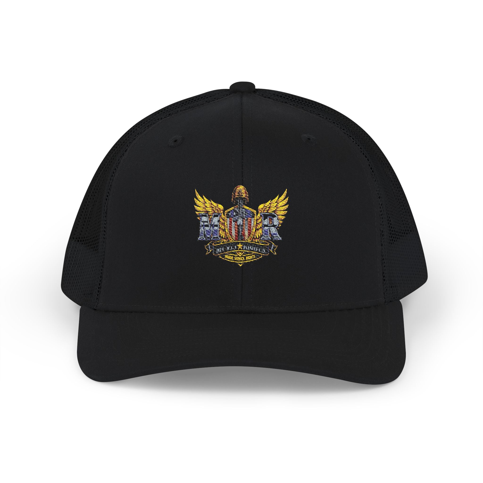 My Vet Rights Snapback Trucker Cap — Embroidered Winged Emblem Hat