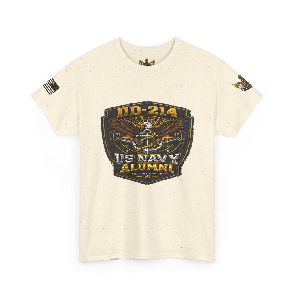 MVR US Navy DD214 Alumni T-Shirt — Veteran Tribute Tee