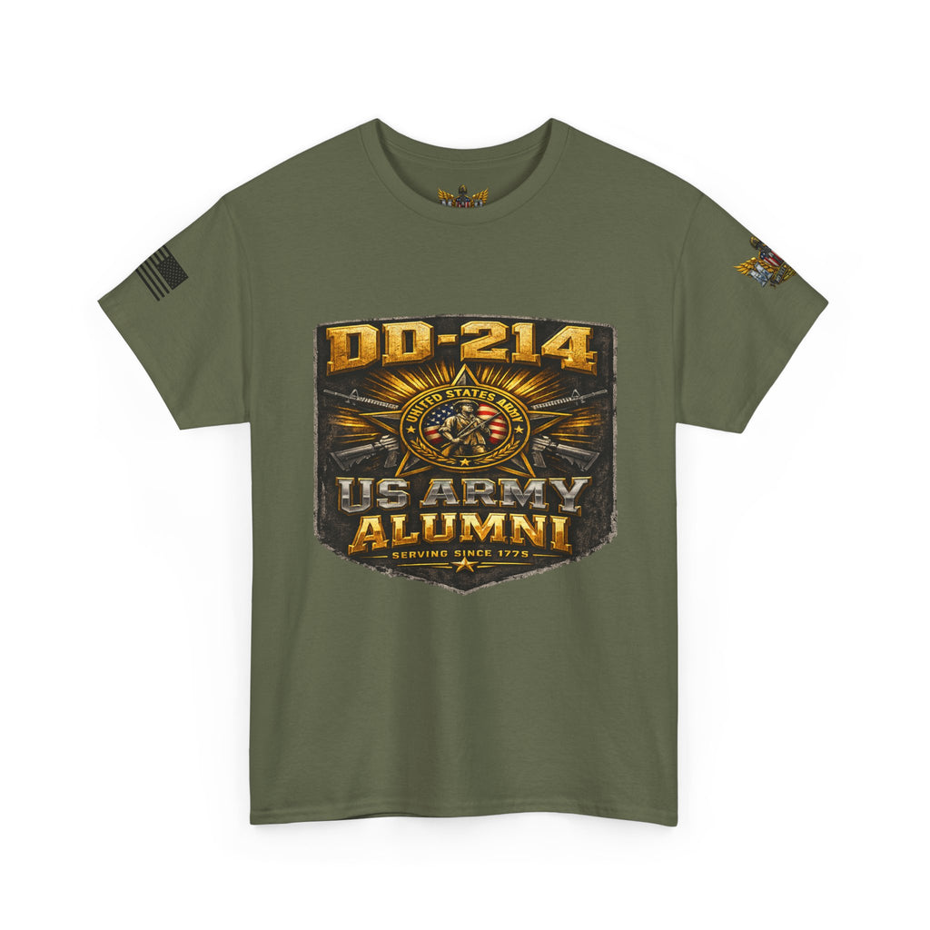 MVR US Army DD214 Alumni T-Shirt — Veteran Tribute Tee