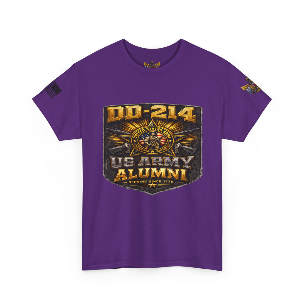 MVR US Army DD214 Alumni T-Shirt — Veteran Tribute Tee