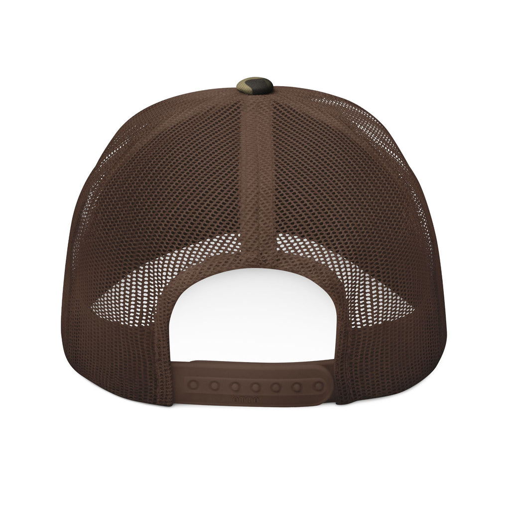My Vet Rights Camo Trucker Hat with Embroidered Military Crest