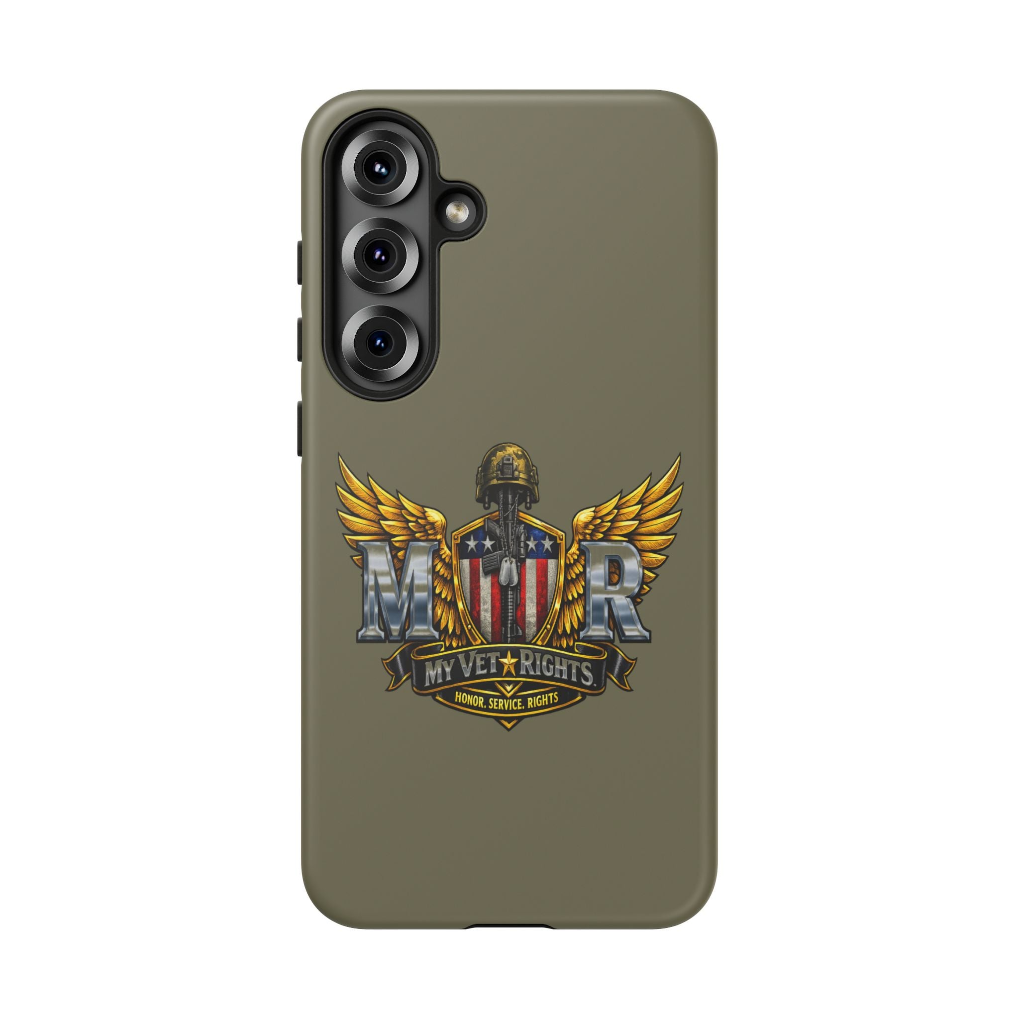 MyVetRights Phone Case — Patriotic 'MVR' American Shield Design