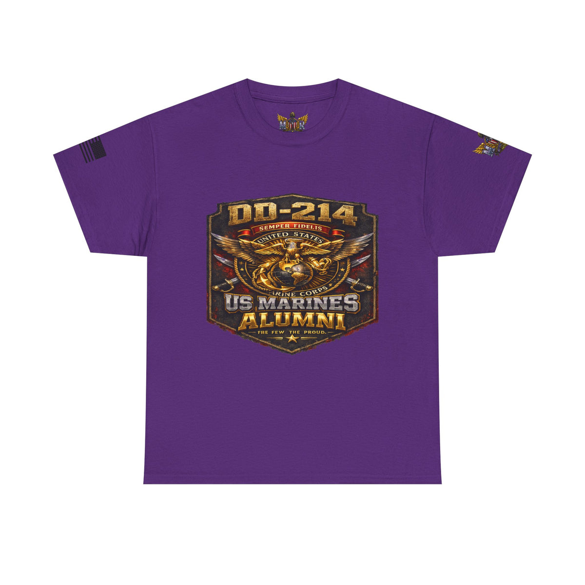 MVR US Marines DD214 Alumni T-Shirt — Veteran Tribute Tee