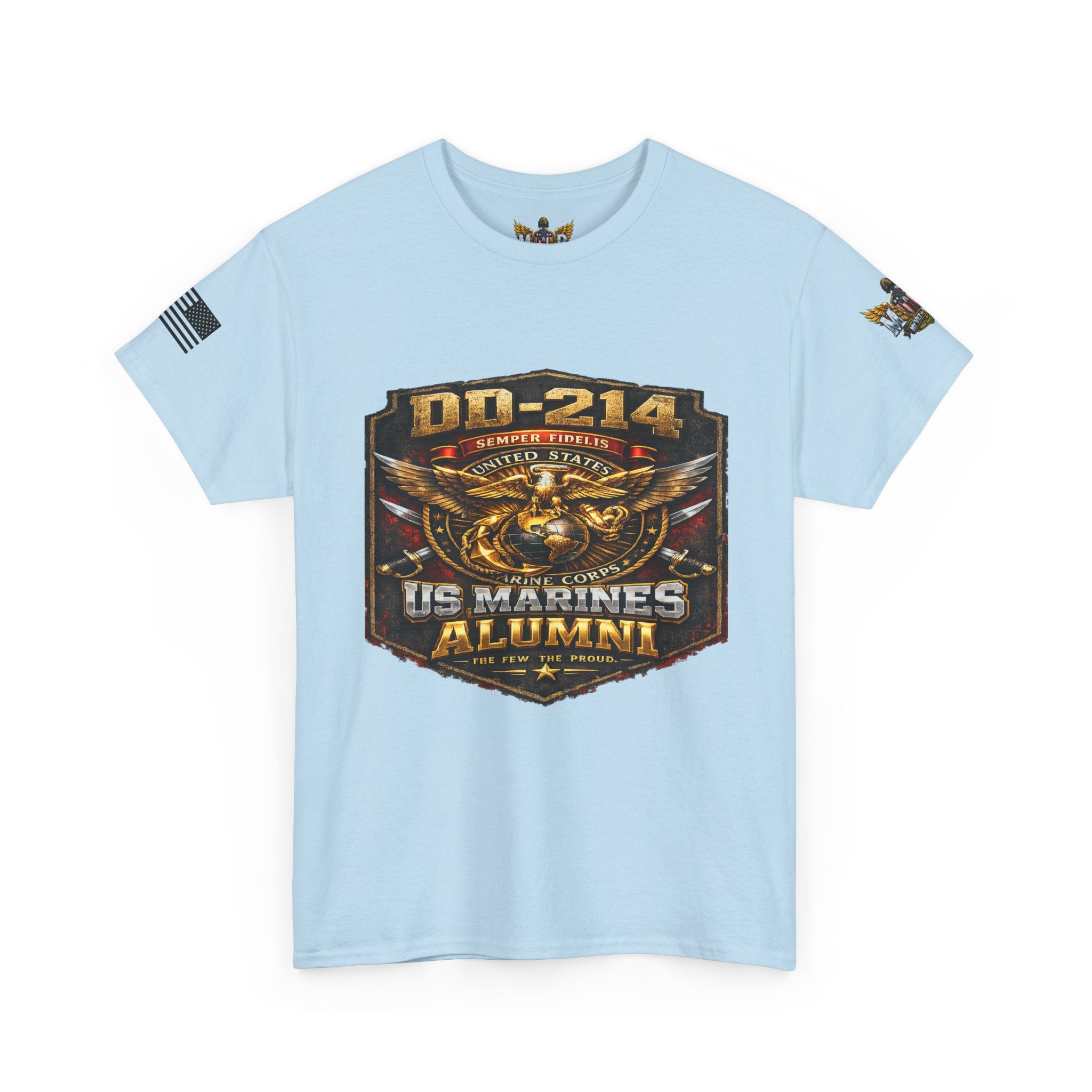 MVR US Marines DD214 Alumni T-Shirt — Veteran Tribute Tee