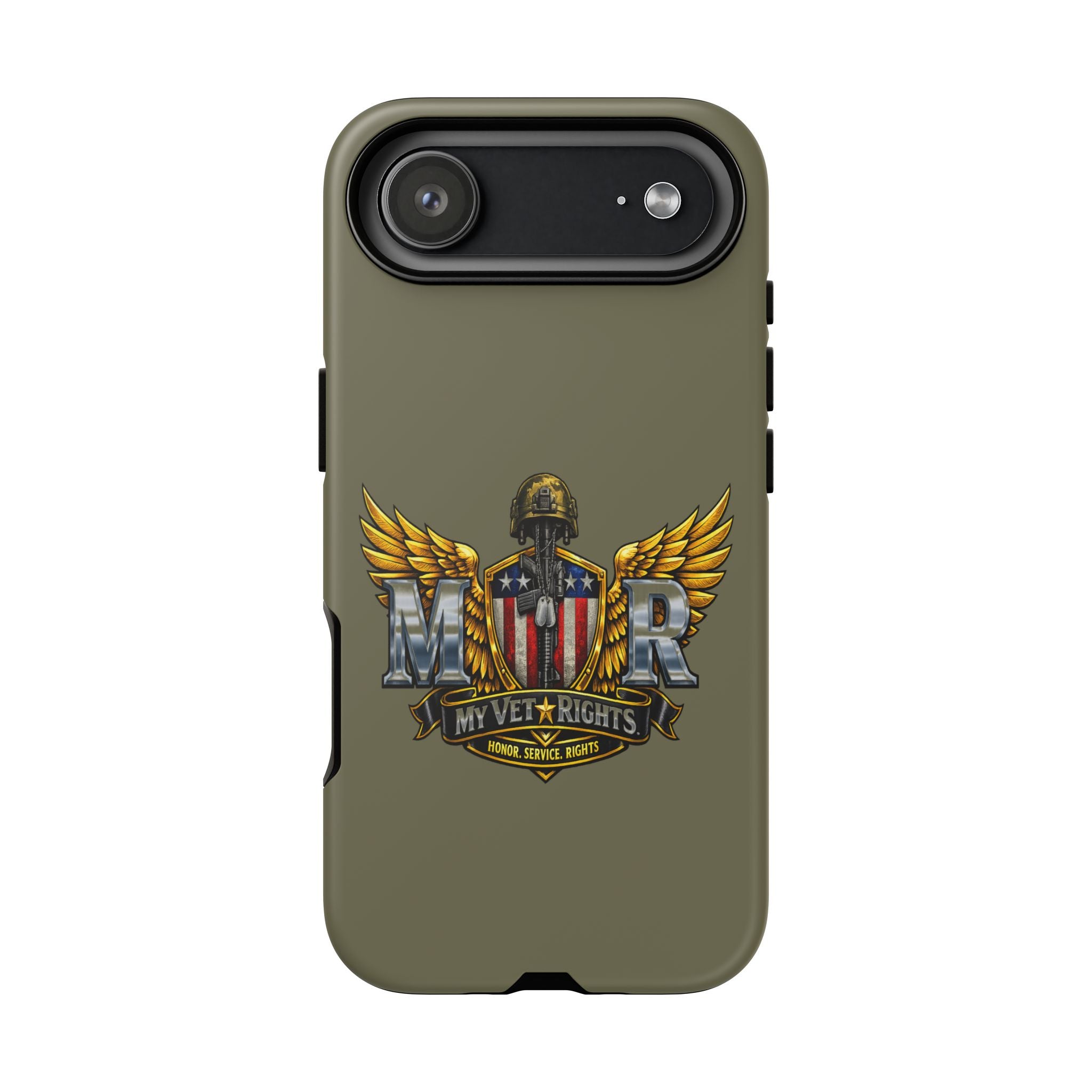 MyVetRights Phone Case — Patriotic 'MVR' American Shield Design