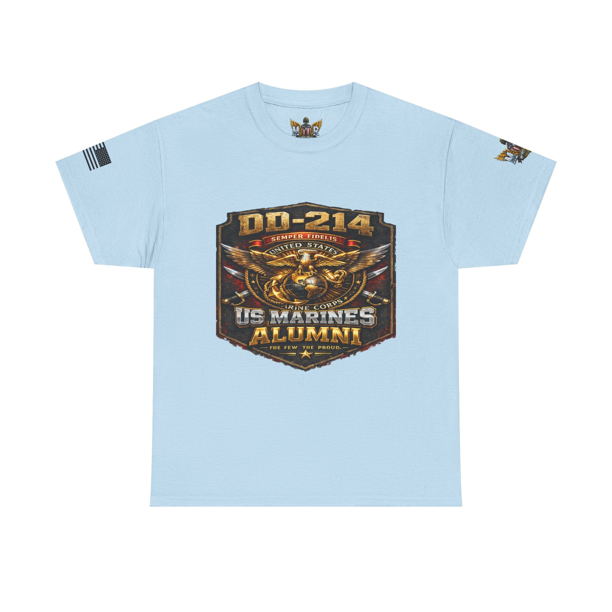 MVR US Marines DD214 Alumni T-Shirt — Veteran Tribute Tee