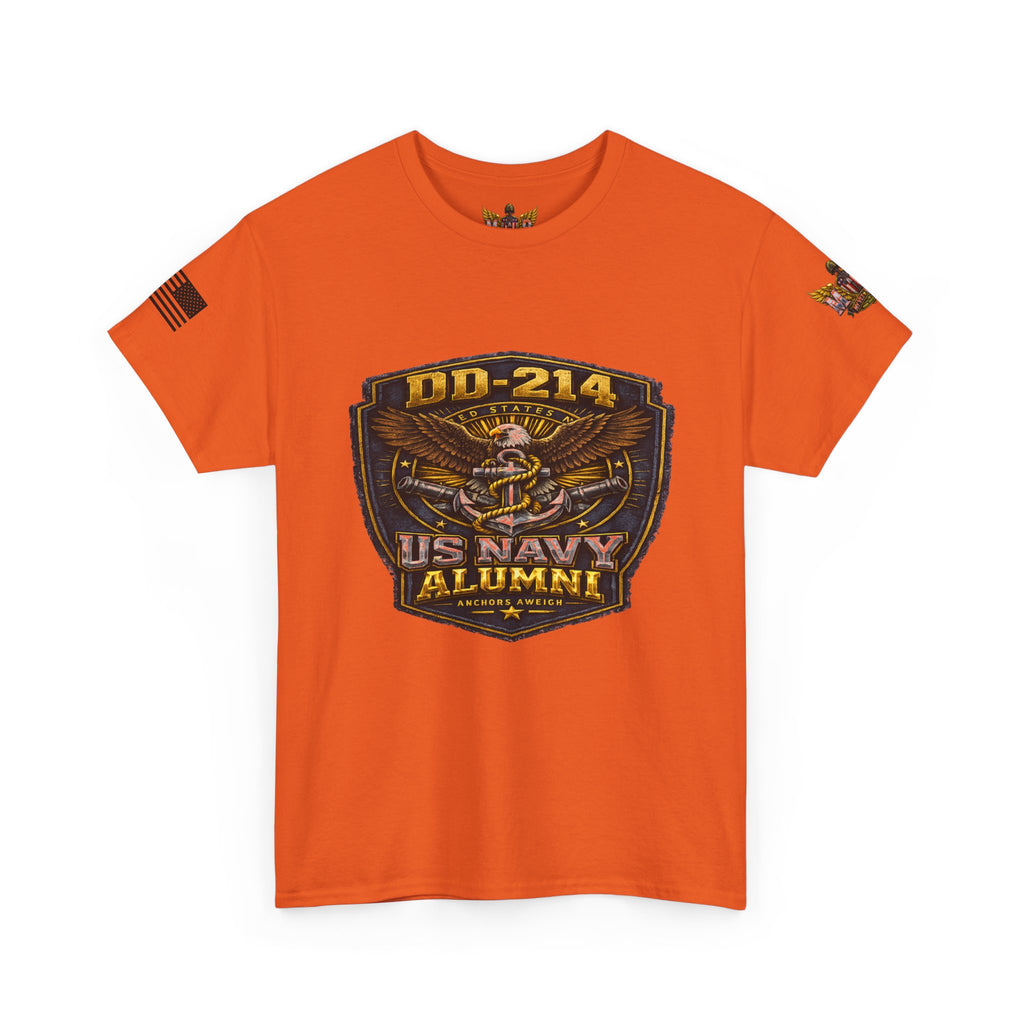 MVR US Navy DD214 Alumni T-Shirt — Veteran Tribute Tee