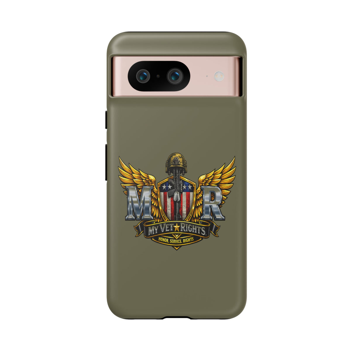 MyVetRights Phone Case — Patriotic 'MVR' American Shield Design