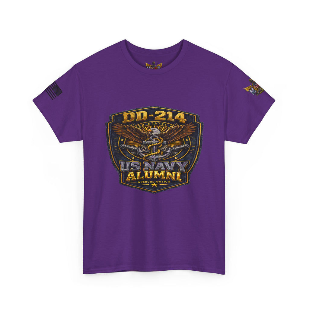 MVR US Navy DD214 Alumni T-Shirt — Veteran Tribute Tee