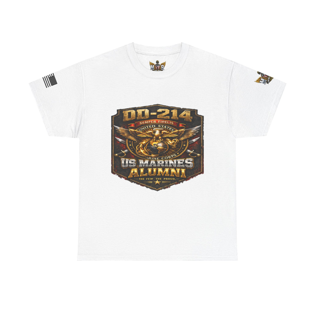 MVR US Marines DD214 Alumni T-Shirt — Veteran Tribute Tee