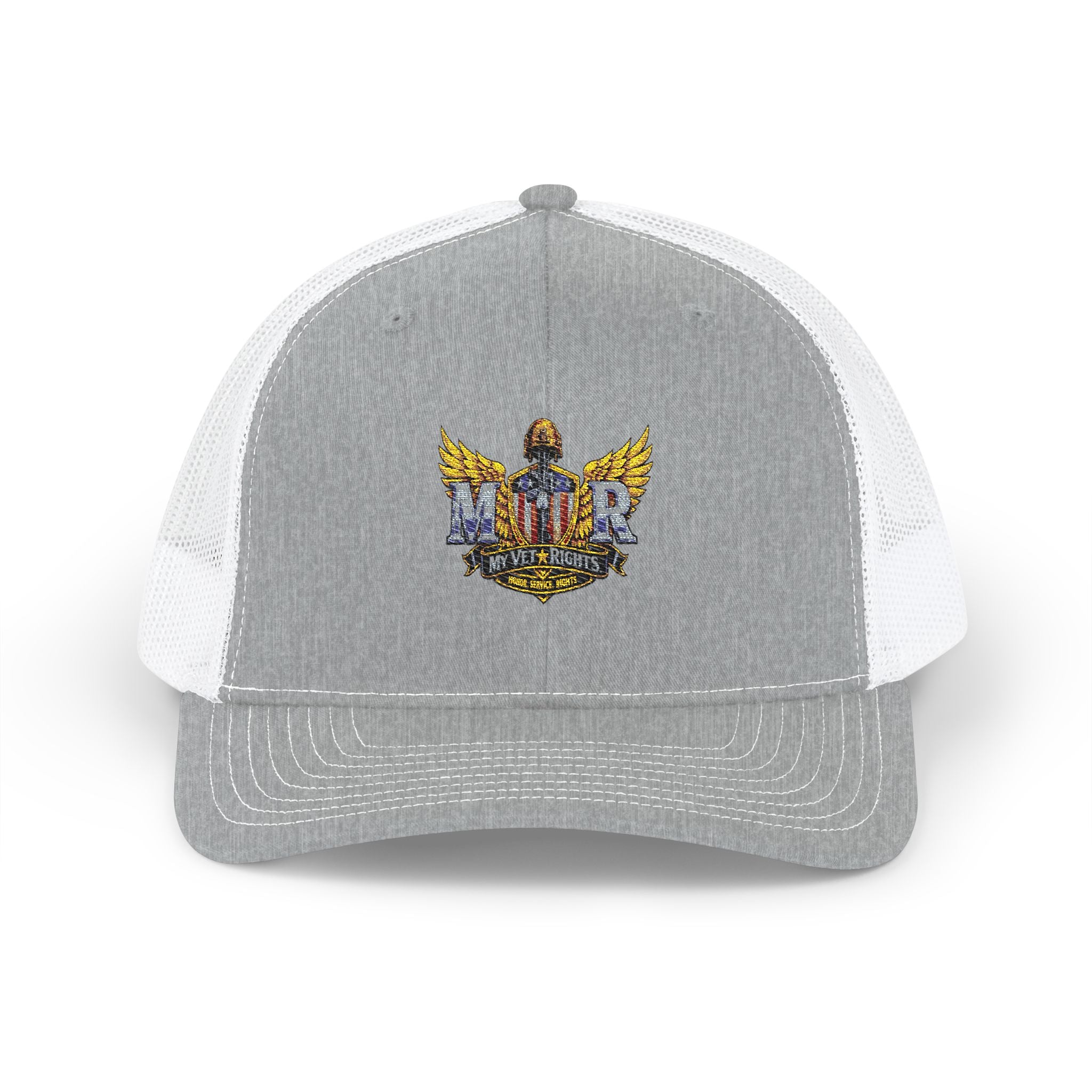 MVR Snapback Trucker Cap — Embroidered Winged Emblem Hat