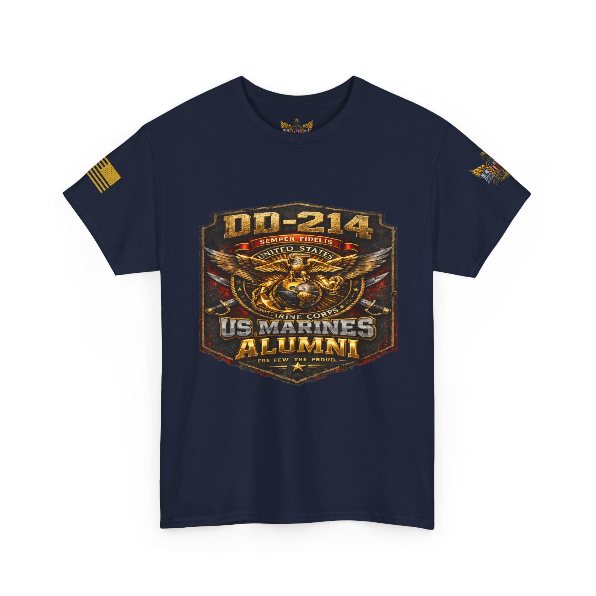 MVR US Marines DD214 Alumni T-Shirt — Veteran Tribute Tee