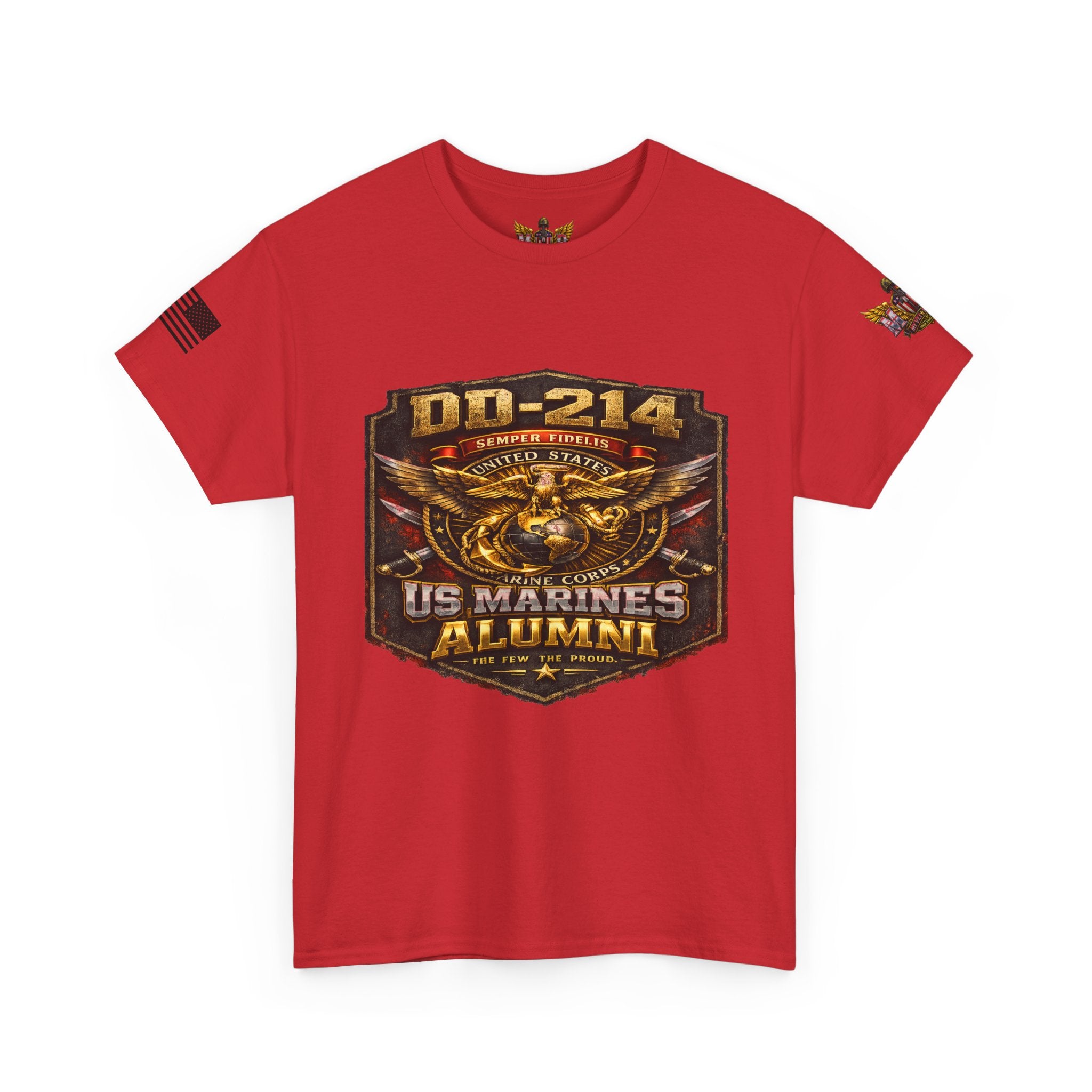 MVR US Marines DD214 Alumni T-Shirt — Veteran Tribute Tee
