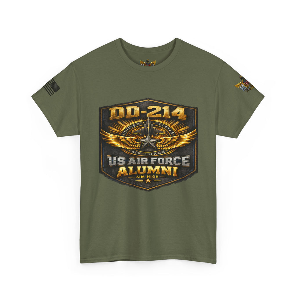 MVR US Air Force DD214 Alumni T-Shirt — Veteran Tribute Tee