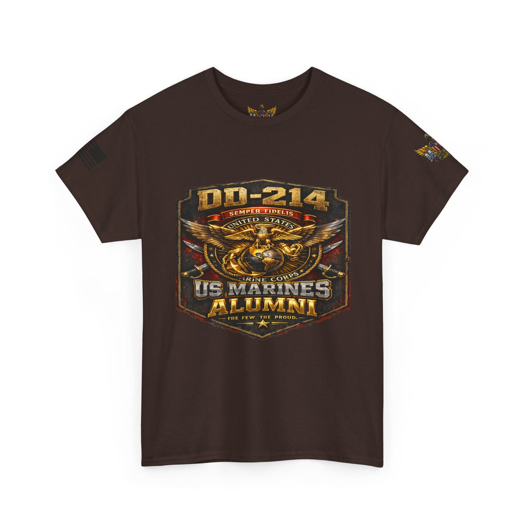 MVR US Marines DD214 Alumni T-Shirt — Veteran Tribute Tee