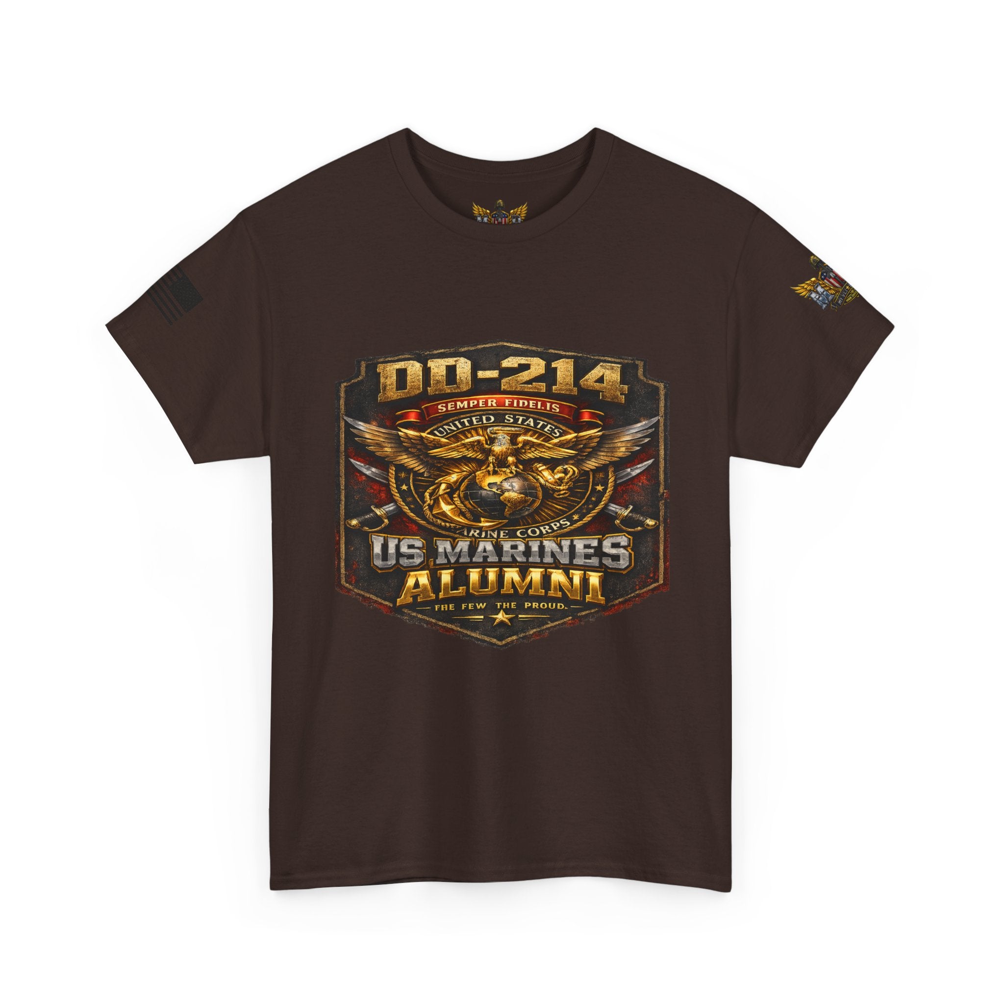 MVR US Marines DD214 Alumni T-Shirt — Veteran Tribute Tee