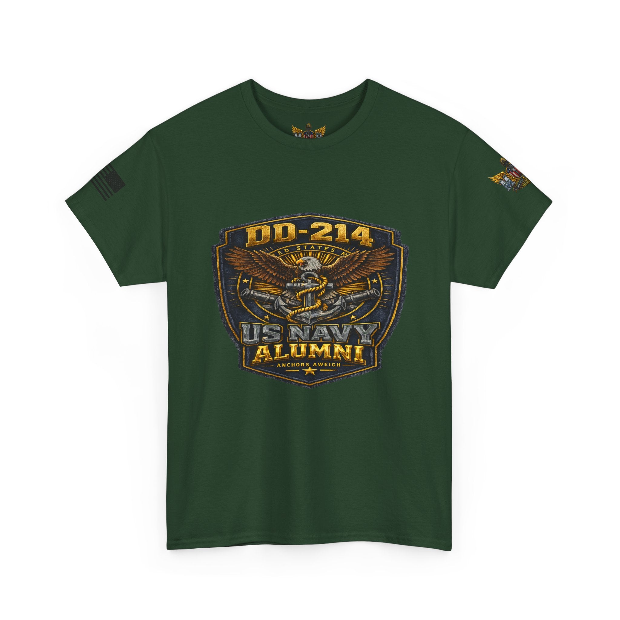 MVR US Navy DD214 Alumni T-Shirt — Veteran Tribute Tee