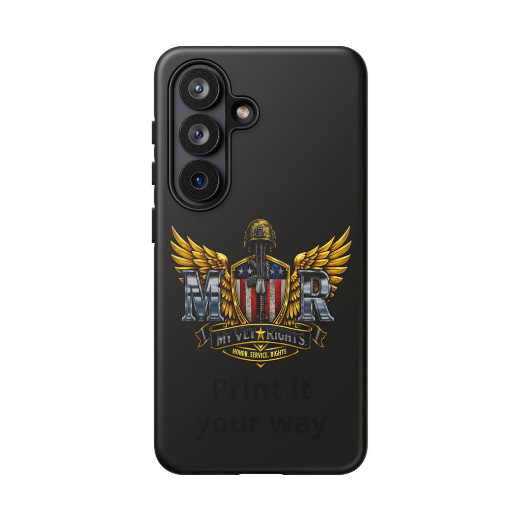 Copy of MyVetRights Phone Case — Patriotic 'MVR' American Shield Design