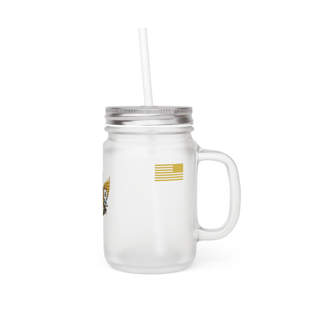 MVR military emblem Mason Jar | Veteran patriotic Mason Jar