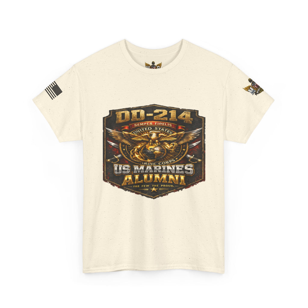 MVR US Marines DD214 Alumni T-Shirt — Veteran Tribute Tee
